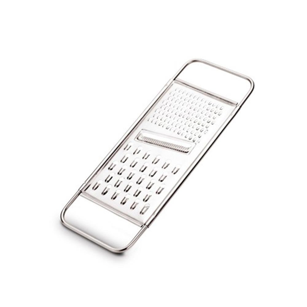 Stainless Steel Multipurpose Grater with Handle – Vegetable & Cheese Shredder (Silver)