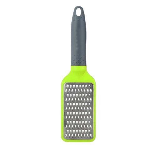 Multipurpose Stainless Steel Grater with Anti-Slip Handle – Green Color, Ideal for Cheese, Vegetables & Fruits