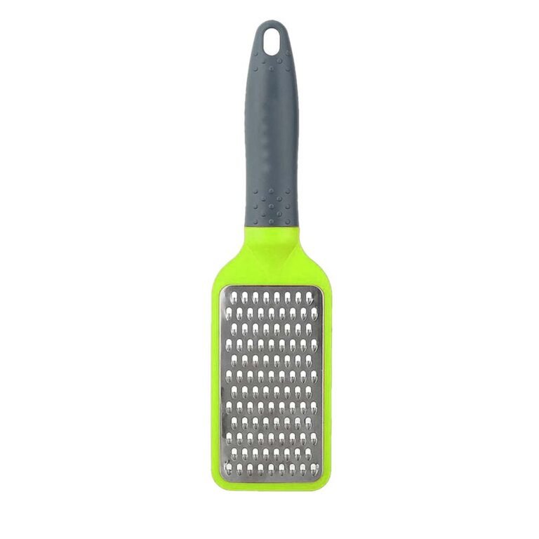 Multipurpose Stainless Steel Grater with Anti-Slip Handle – Green Color, Ideal for Cheese, Vegetables & Fruits